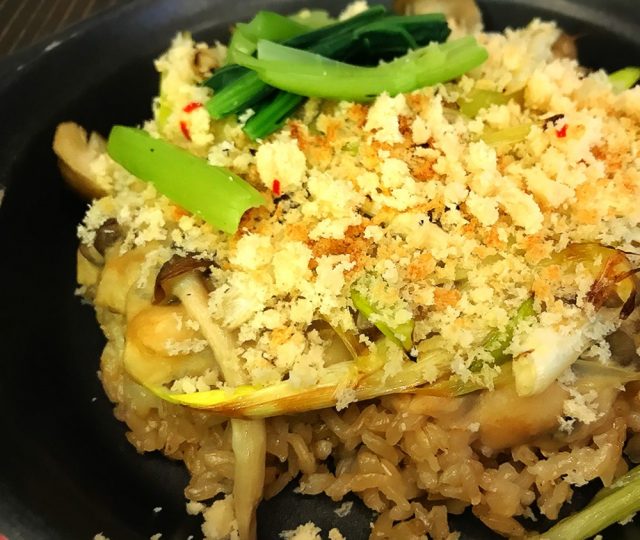 ヴェジタリアン きのこたっぷり豆乳玄米リゾット