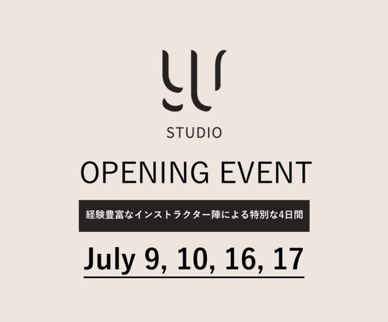 Yoga & Wellness Yu Studio - OPENING EVENT