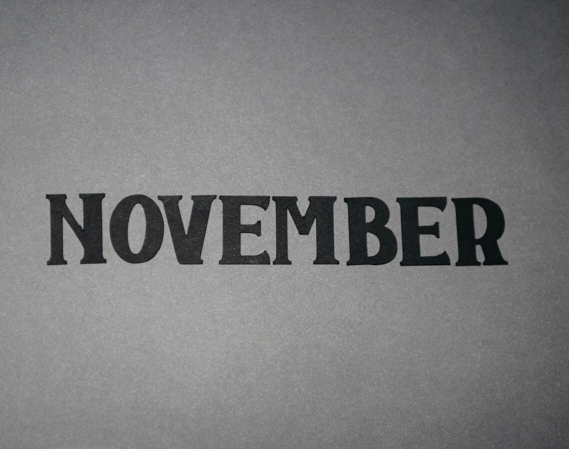 11月のスケジュール更新について